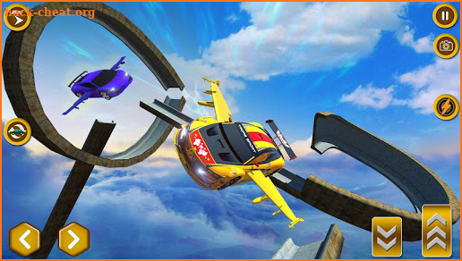 Flying Car Extreme Stunts Driving screenshot