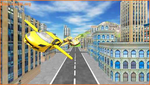 Flying car game : City car games 2020 screenshot