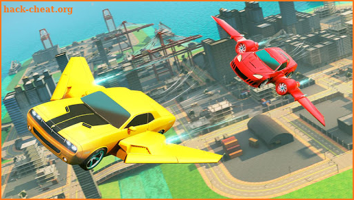 Flying Car Racing Adventure Game screenshot