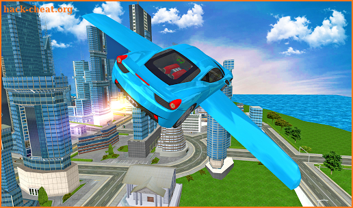 Flying Car Real Driving Simulator 3D screenshot