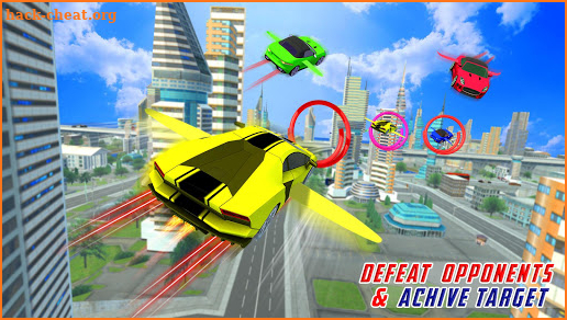 Flying Car Robot Transform - Robot Shooting Game screenshot