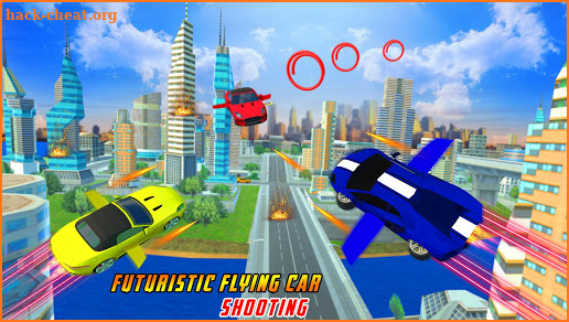 Flying Car Robot Transform - Robot Shooting Game screenshot