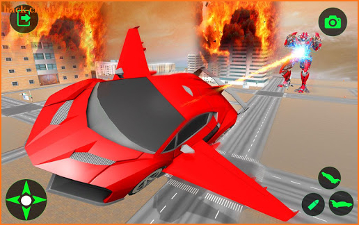 Flying Car- Robot Transformation Simulator screenshot