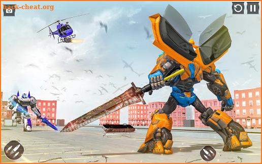 Flying Car Robot Transformation Wars screenshot