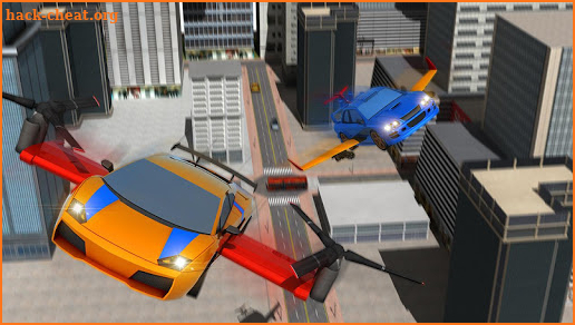 Flying Car Stunts Driver City Simulator screenshot