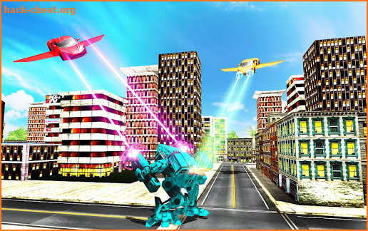 Flying Car Transformation Robot Wars Car Superhero screenshot