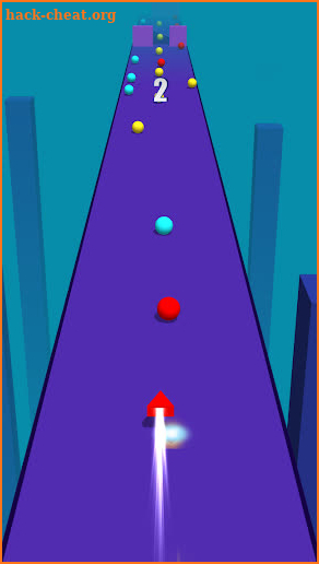 Flying Color Arrow - Fast Balls Race 3D screenshot