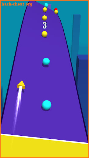 Flying Color Arrow - Fast Balls Race 3D screenshot