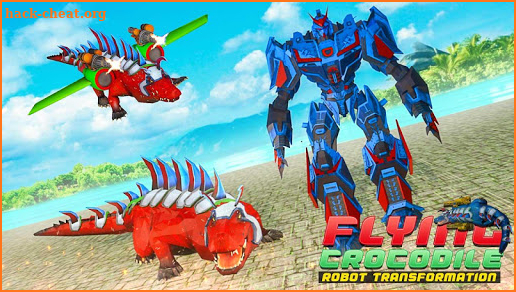 Flying Crocodile Robot Transformation Game screenshot