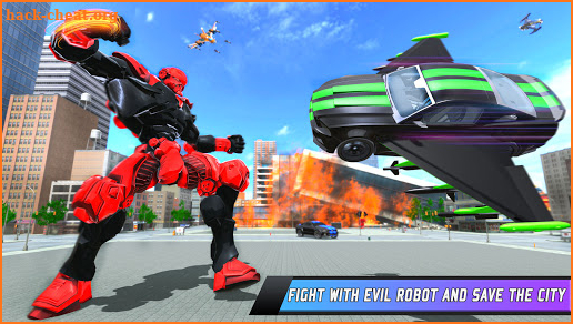 Flying Dino Car Robot Transform: Car Robot Games screenshot