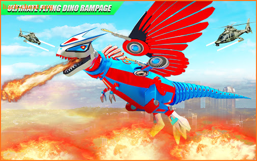 Flying Dino Robot Transforming Game 2021 screenshot