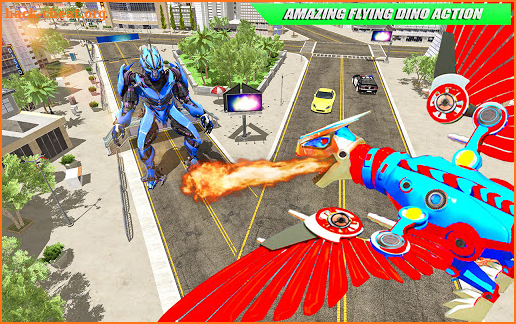 Flying Dino Robot Transforming Game 2021 screenshot