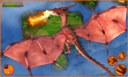 Flying Dragon Battle Simulator : City Attack screenshot
