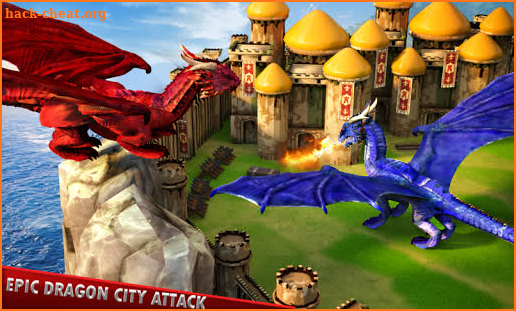 Flying Dragon Battle Simulator : City Attack screenshot