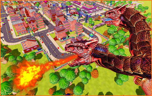 Flying Dragon City Attack screenshot