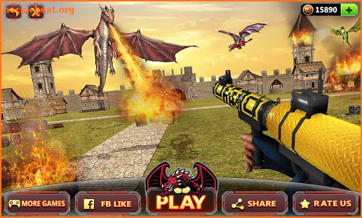 Flying Dragon Hunting: Dragons Shooter Game 2020 screenshot
