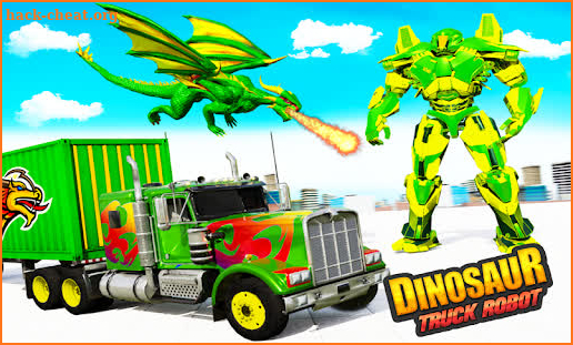 Flying Dragon Robot Army Truck Transforming Games screenshot
