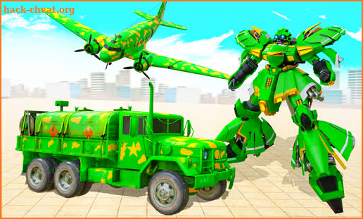 Flying Dragon Robot Army Truck Transforming Games screenshot