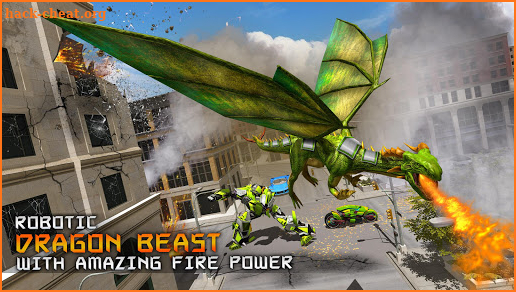 Flying Dragon Robot Bike Simulator screenshot