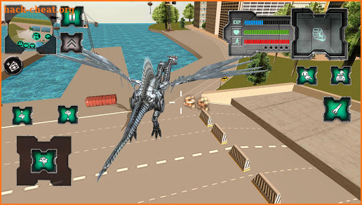 Flying Dragon Robot Simulator :Transformation War screenshot