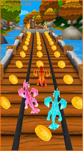 Flying Dragon Run - Dragon World Dino Simulator screenshot