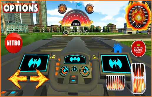 Flying Drift Batmobile Drive screenshot