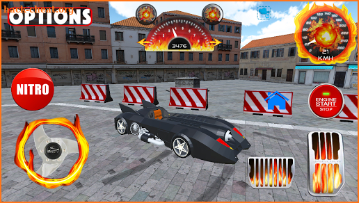 Flying Drift Batmobile Drive screenshot