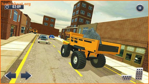 Flying Dump Construction Truck Driving screenshot