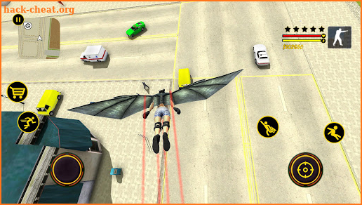 Flying Falcon Hero Simulator:Miami Crime City 2020 screenshot