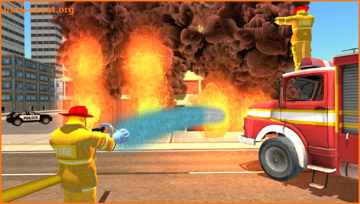 Flying Firefighter Truck screenshot