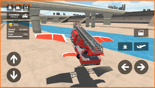 Flying Firefighter Truck screenshot