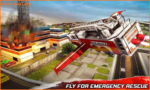 Flying Firefighter Truck Simulator 2019 screenshot