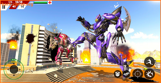 Flying Formula Car Robot Transforming: Robot Wars screenshot
