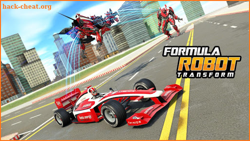 Flying Formula Car Transform War : Robot Games screenshot