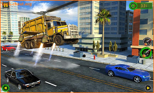 Flying Garbage Truck, Dump Truck Driving Simulator screenshot