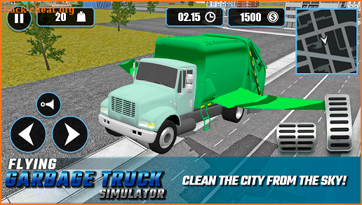 Flying Garbage Truck Simulator screenshot