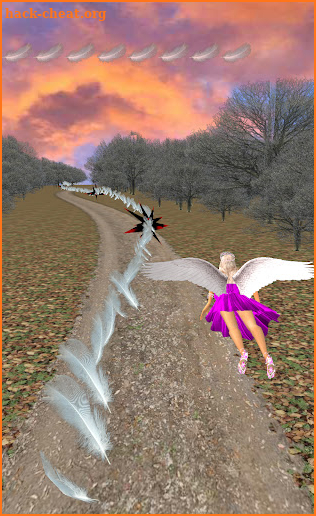 Flying Girl Runner 2 screenshot