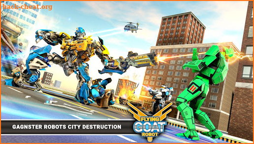 Flying Goat Transform War: Futuristic Robot Games screenshot