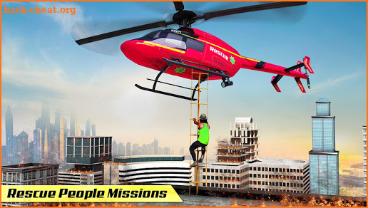Flying Helicopter Rescue City screenshot