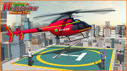 Flying Helicopter Rescue City screenshot