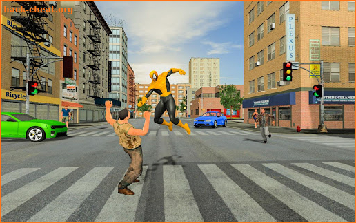 Flying Hero Crime City Battle screenshot