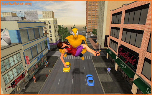 Flying Hero Crime City Battle screenshot