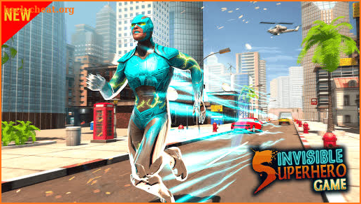 Flying Hero Invisible Robot Transform : Hero Games screenshot