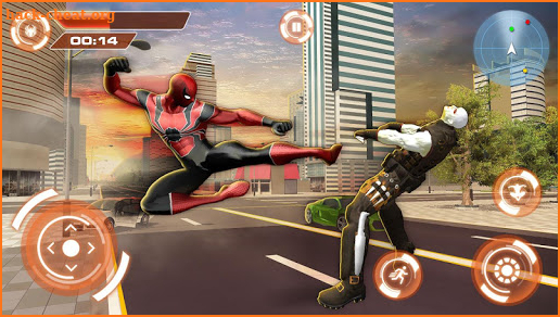 Flying Hero Iron Spider Mafia Fighter Adventure V2 screenshot