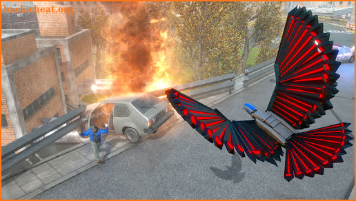 Flying Hero Robot Hawk screenshot