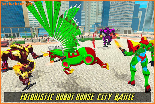 Flying Horse Robot Transforming: Car Robot Games screenshot