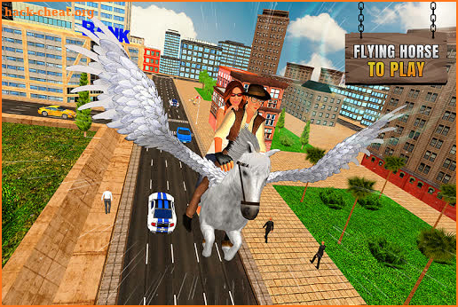 Flying Horse Taxi City Transport screenshot
