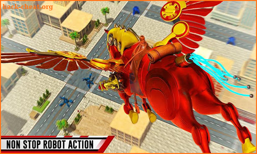 Flying Horse Transform Robot Cowboy: Robot Games screenshot