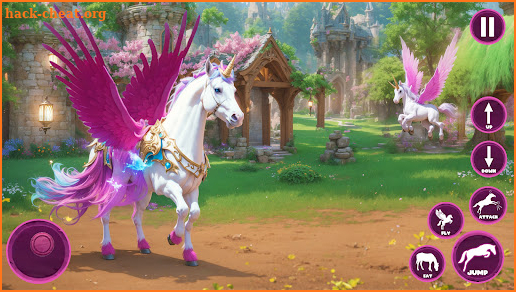 Flying Horse Unicorn Game screenshot