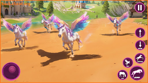 Flying Horse Unicorn Game screenshot